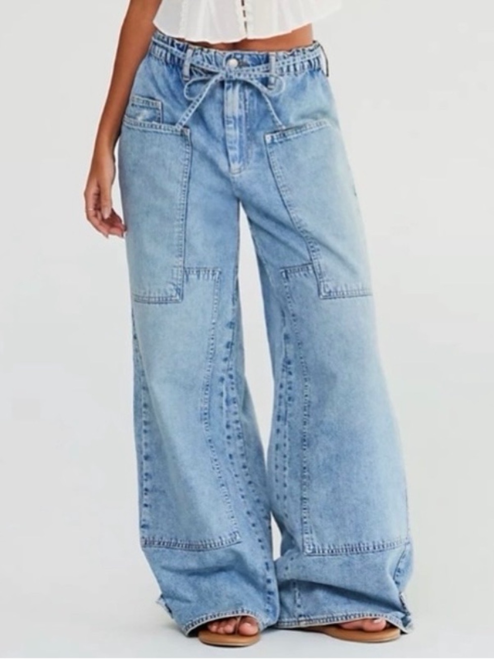Free People CRVY Outlaw Wide Leg
Jeans